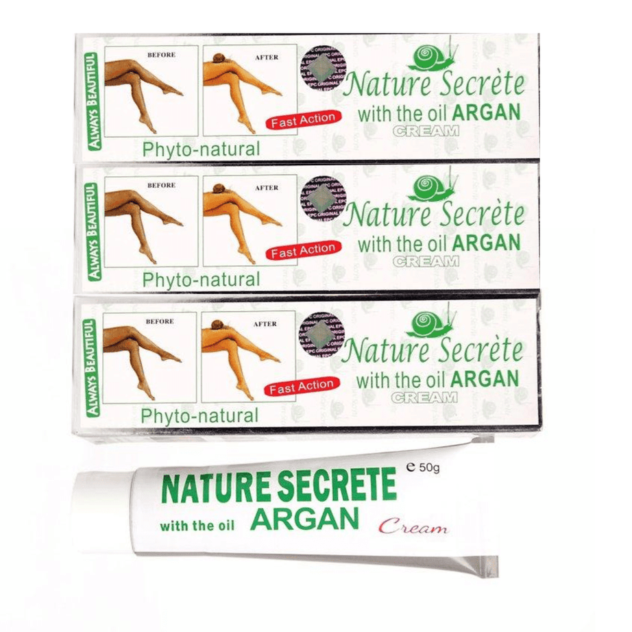 Nature Secrete Argan Oil Cream Tube 50g (Pack of 3)