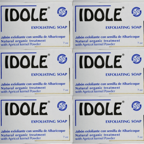 IDOLE SOAP ECLAIRCISSANT JABON LIGHTENING EXFOLIATING SAVON 200g (6 Pack)
